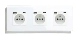 gniazdko-elektryczne-szklane-potrojne-usb-c-usb-a-c-ramka-228mm-20w-qc