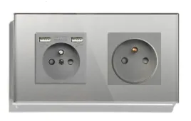 gniazdko-szklane-podwojne-usb-a-a-zwykle-gniazdo-kontakt-16a-szklo-157mm