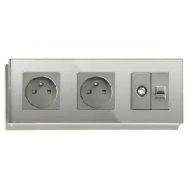 gniazdko-elektryczne-szklane-potrojne-sat-internet-cat5e-229mm-kontakt-16a