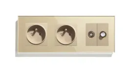 gniazdko-elektryczne-szklane-potrojne-sat-antena