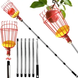 zbieracz-owocow-teleskopowy-srebrny-2-4m-stal-nierdzewna-kosz