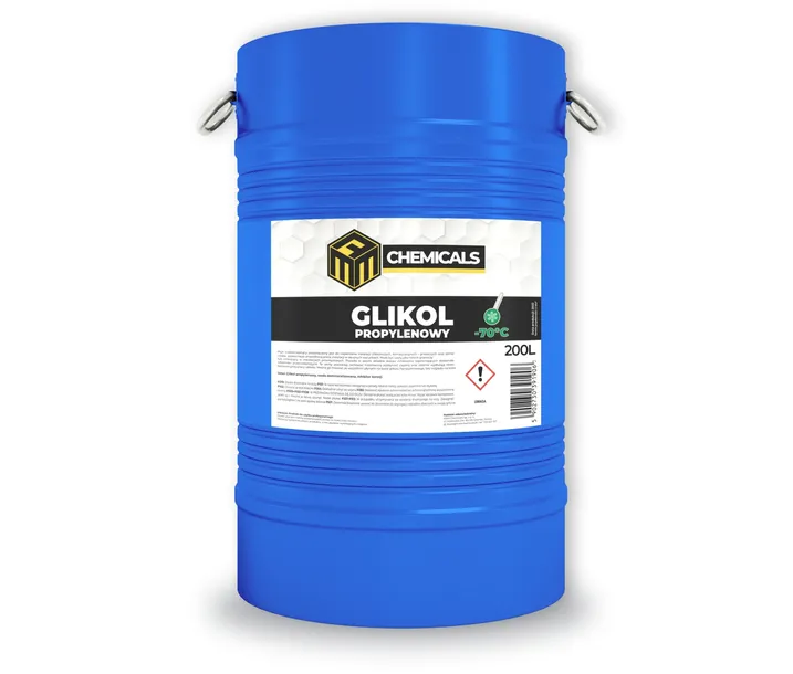 KONCENTRAT GLIKOL PROPYLENOWY solarny -70°C nie zamarza antykorozyjny 200L