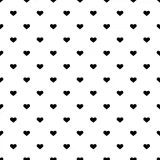 tapeta-scienna-czarne-geometryczne-serca-250x250cm-stan-nowy