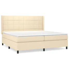 lozko-kontynentalne-kremowe-203x203x118-128cm-materac-bialy-kremowy-1