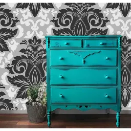 fototapeta-scienna-adamaszek-czarno-szary-208x146