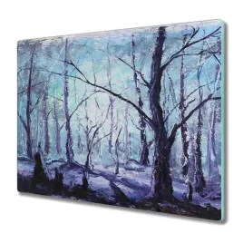 deska-60x52-las-zima-snieg-na-prezent-z-nadrukiem