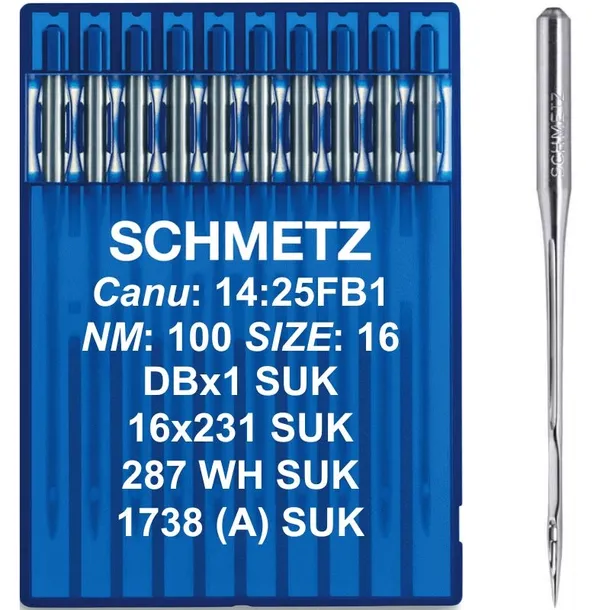 Igły Schmetz 16x231 SUK 100 (DBx1)