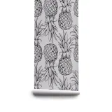 tapeta-scienna-rysunkowe-kontury-ananasa-250x250cm-stan-nowy