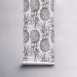 tapeta-scienna-rysunkowe-kontury-ananasa-250x250cm-gama-kolorystyczna-wielokolorowe