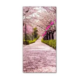 obraz-na-szkle-scienny-60x120-platki-wisni-tokio