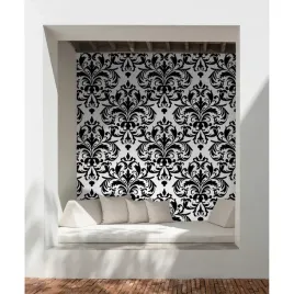 fototapeta-scienna-czarno-bialy-ornament-208x146cm