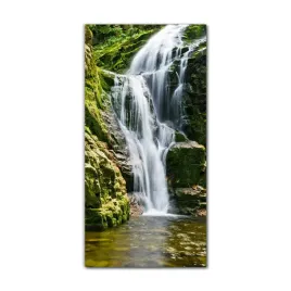 obraz-na-szkle-do-kuchni-60x120-przyroda-wodospad