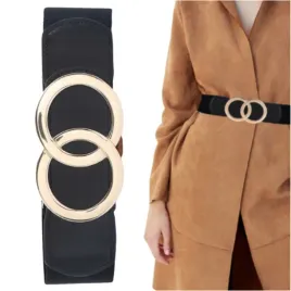 pasek-szeroki-damki-czarny-dwa-zlote-kola-80-cm