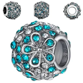 charms-zawieszka-blekitna-kwiaty-1-sztuka