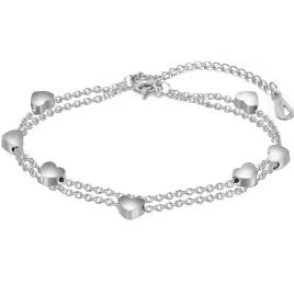 bransoletka-damska-srebrna-serca-1-sztuka