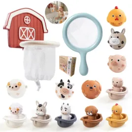 zabawki-do-kapieli-dla-dzieci-zestaw-zwierzatka-kosz-do-wanny-basenu-20szt