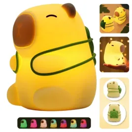 lampka-nocna-dla-dzieci-kapibara-miekka-kolorowa-rgbw-led-usb-c-silikonowa