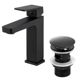 bateria-umywalkowa-czarna-mat-korek-klik-klak-z-przelewem-komplet