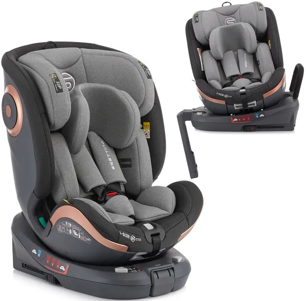 Fotelik SAMOCHODOWY Isofix 0-36KG Obrotowy Sesttino Extender i-Size 40-150
