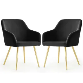 2x-welurowe-krzeslo-tapicer-gladkie-czarne-estelle-zlote-nogi