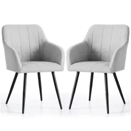 2x-krzeslo-tapicerowane-jasny-szary-luxano-czarne-nogi-tkanina-lumos