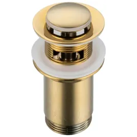 korek-umywalkowy-mosiezny-klik-klak-z-przelewem-gold-model-5-aquauno-501