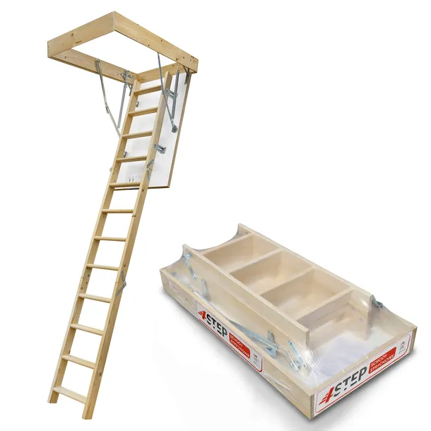 4STEP Schody Strychowe Wyłaz Strych EKO-Line 120x70 26mm 1,46 W/m2K