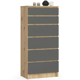 komoda-k60-6sz-clp-pk-dab-artisan-szary-akord-furniture-factory-kommk60