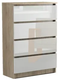 komoda-rico-4s-wysoki-polysk-80-cm-akryl-sonoma-gindo-4s-80-sonoma-akryl