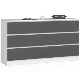 komoda-k-140-cm-6-szuflad-biala-grafit-szary-akord-furniture-factory-op