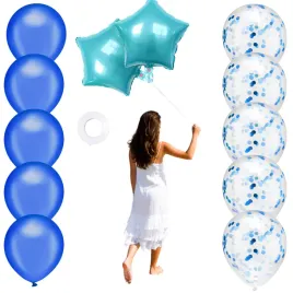 balony-balon-na-chrzest-roczek-chlopca-niebieskie