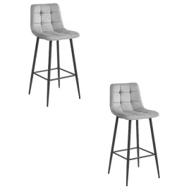 hoker-arceto-aksamit-srebrno-szary-nogi-czarne-x-2-leobert-model-3852