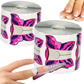 szablon-formy-do-paznokci-500-sztuk-rozowe-formy-motyl-przedluzanie