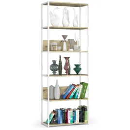 regal-metalowy-loft-700-bialy-dab-artisan-akord-furniture-factory-regmetb