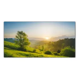 gory-zachod-slonca-100x50-panel-szklany-do-kuchni