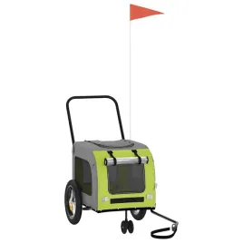 przyczepka-rowerowa-dla-zwierzat-zielono-szary-125-x-53-x-54-cm