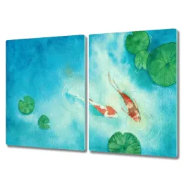 deska-kuchenna-2x40x52-malarstwo-zwierze-ryba-koi