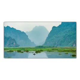 rybak-wietnam-rzeka-100x50-panel-szklo-hartowane