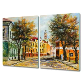 deska-ze-szkla-2x40x52-cm-malarstwo-miasto-jesien