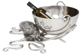 kare-61484-cooler-do-butelek-octopus-46x26-cm-niklowane-aluminium-srebrna