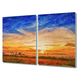 deska-kuchenna-2x40x52-cm-malarstwo-zachod-slonca