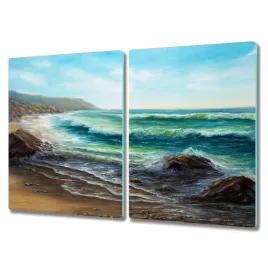 deska-szklo-2x40x52-cm-z-nadrukiem-wybrzeze-fale