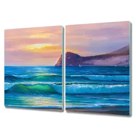 deska-kuchenna-2x40x52-cm-wybrzeze-fale-przyroda