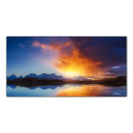 jezioro-zachod-slonca-100x50-szklo-hartowane-panel