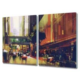 deska-do-kuchni-2x40x52-miasto-samochody-budynki