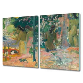 deska-ze-szkla-2x40x52-dekor-zaginiony-raj-gauguin