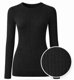 damski-sweter-klasyczny-elegancki-wzor-warkocz-m-czarny-vh-714