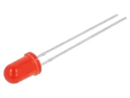 led-czerwony-5mm-120180-typ-250mcd-45-czolo-wypukle-85mw-x1szt