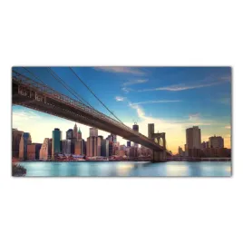 most-nowy-york-miasto-100x50-panel-szklo-do-kuchni
