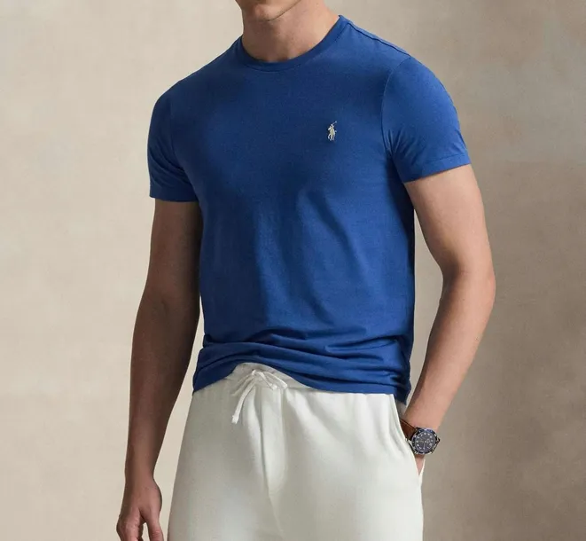 Koszulka męska bawełniana Custom Slim Fit Polo Ralph Lauren r.XL